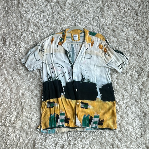 3 Zara Men’s Button Down Shirts - Picture 6 of 7